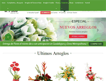 Tablet Screenshot of lafleurfloreria.com.mx